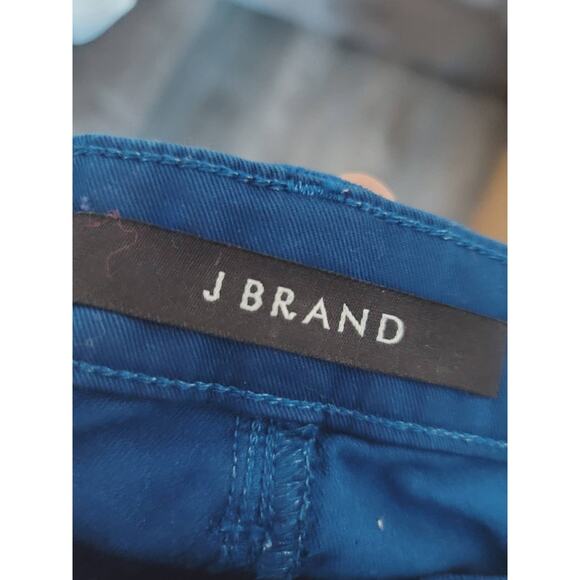 NEW J.BRAND MID-RISE SUPER SKINNY BLUE VELVET PANTS - SIZE 23 - Picture 11 of 11
